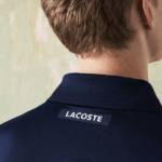 Lacoste פולו טניס פיקה יבש במיוחד DZ4D0D784 כחול כהה סגול ירוק xc3 גברים - Image 3