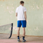 Lacoste פולו טניס פיקה יבש במיוחד DZ4D0D785 לבן שחור כחול x87 גברים - Image 3