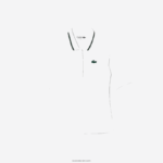 Lacoste פולו טניס פיקה מווסת תרמו DZ4D0D2461 לבן ירוק pb4 נשים - Image 4