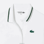 Lacoste פולו טניס פיקה מווסת תרמו DZ4D0D2461 לבן ירוק pb4 נשים - Image 6