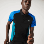 Lacoste פולו טניס פיקה מווסת תרמו DZ4D0D780 כחול שחור ירוק y57 גברים