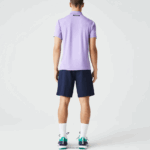 Lacoste פולו טניס פיקה ספורטיבי מווסת תרמו יבש במיוחד DZ4D0D869 כחול כהה סגול 6gp גברים - Image 3