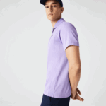 Lacoste פולו טניס פיקה ספורטיבי מווסת תרמו יבש במיוחד DZ4D0D869 כחול כהה סגול 6gp גברים - Image 4
