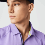 Lacoste פולו טניס פיקה ספורטיבי מווסת תרמו יבש במיוחד DZ4D0D869 כחול כהה סגול 6gp גברים - Image 8