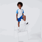 Lacoste פולו טניס פרטני רשת בכושר רגיל DZ4D0D3168 לבן כחול כהה סגול 6hu בנים - Image 2