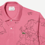 Lacoste פולו כותנה אורגנית מודפסת l.12.12 מקורית DZ4D0D113 ורוד 2r3 גברים - Image 3