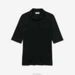 Lacoste פולו כותנה גמיש בגזרה דקיקה DZ4D0D2515 שחור 031 נשים - Image 4