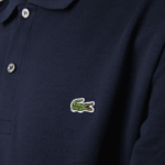 Lacoste פולו כותנה פימה בכושר רגיל DZ4D0D791 כחול כהה 166 גברים - Image 4