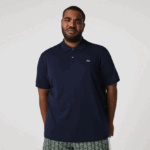 Lacoste פולו כותנה פימה בכושר רגיל DZ4D0D791 כחול כהה 166 גברים - Image 7