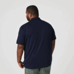 Lacoste פולו כותנה פימה בכושר רגיל DZ4D0D791 כחול כהה 166 גברים - Image 9