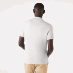 Lacoste פולו כותנה פימה בכושר רגיל DZ4D0D798 chine אפור cca גברים - Image 3