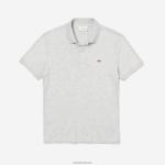 Lacoste פולו כותנה פימה בכושר רגיל DZ4D0D798 chine אפור cca גברים - Image 5