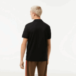 Lacoste פולו כותנה פימה בכושר רגיל DZ4D0D807 שחור 031 גברים - Image 3