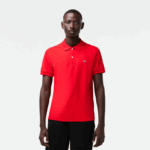 Lacoste פולו כותנה פימה בכושר רגיל DZ4D0D808 אדום 240 גברים