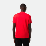 Lacoste פולו כותנה פימה בכושר רגיל DZ4D0D808 אדום 240 גברים - Image 3