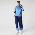 Lacoste פולו כותנה פימה בכושר רגיל DZ4D0D928 כחול 776 גברים