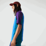 Lacoste פולו מיני-פיק מתיחה בהתאמה רגילה DZ4D0D693 כחול ירוק סגול 7w6 גברים - Image 2