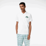 Lacoste פולו מיני פיקה כותנה DZ4D0D101 לבן 001 גברים