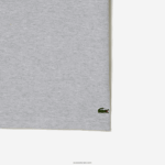 Lacoste פולו מיני פיקה כותנה DZ4D0D102 chine אפור cca גברים - Image 3