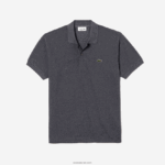 Lacoste פולו מקורי l.12.12 מחודד DZ4D0D126 צ'ין אפור e8g גברים - Image 4