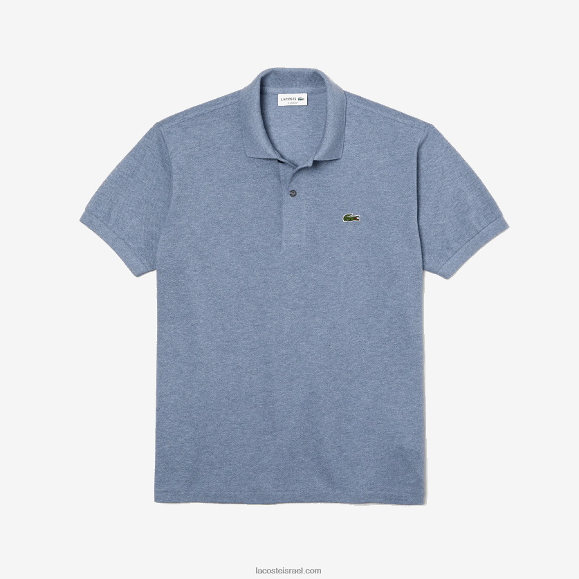 Lacoste פולו מקורי l.12.12 מחודד DZ4D0D128 כחול chine 1gf גברים - Image 5