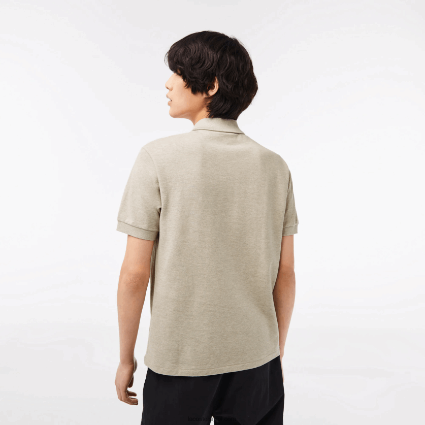 Lacoste פולו מקורי l.12.12 מחודד DZ4D0D167 בז' kd4 גברים - Image 2