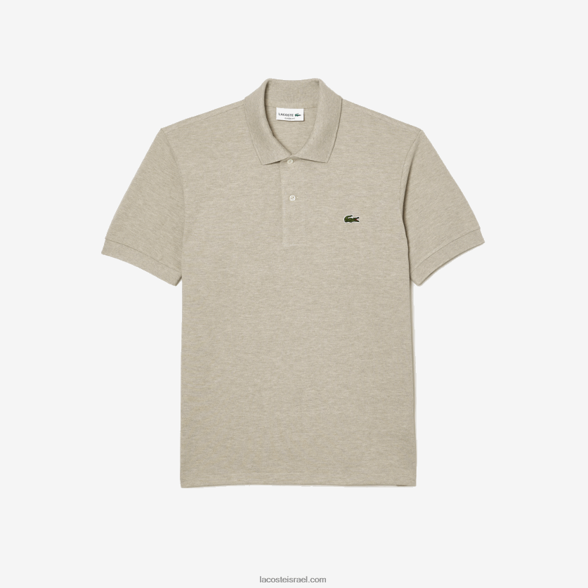 Lacoste פולו מקורי l.12.12 מחודד DZ4D0D167 בז' kd4 גברים - Image 3