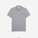 Lacoste פולו מקורי l.12.12 slim fit DZ4D0D1267 אפור chine yrd גברים - Image 5