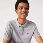 Lacoste פולו מקורי l.12.12 slim fit DZ4D0D1267 אפור chine yrd גברים - Image 6