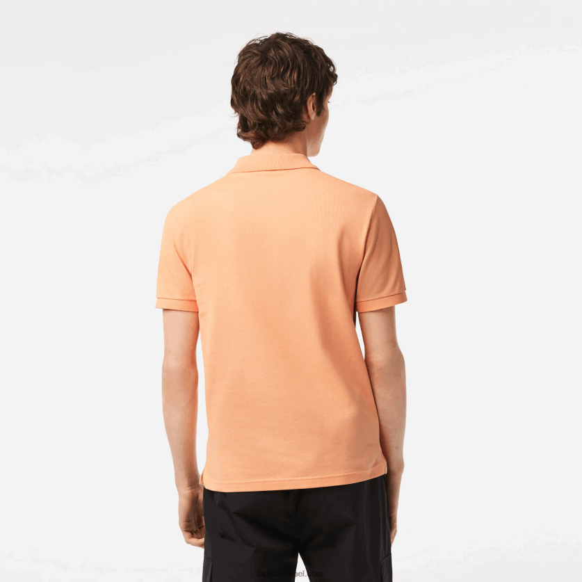 Lacoste פולו מקורי l.12.12 slim fit DZ4D0D157 כתום בהיר heb גברים - Image 2