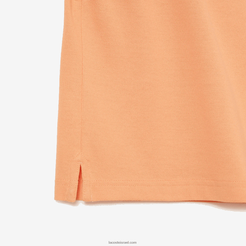 Lacoste פולו מקורי l.12.12 slim fit DZ4D0D157 כתום בהיר heb גברים - Image 4