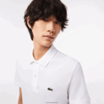 Lacoste פולו מקורי l.12.12 slim fit DZ4D0D158 לבן 001 גברים - Image 2