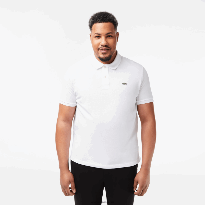 Lacoste פולו מקורי l.12.12 slim fit DZ4D0D158 לבן 001 גברים - Image 6