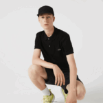 Lacoste פולו מקורי l.12.12 slim fit DZ4D0D160 שחור 031 גברים