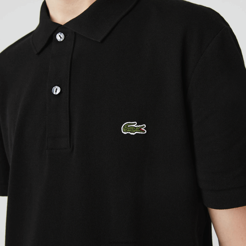 Lacoste פולו מקורי l.12.12 slim fit DZ4D0D160 שחור 031 גברים - Image 5