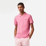 Lacoste פולו מקורי l.12.12 slim fit DZ4D0D190 ורוד 2r3 גברים