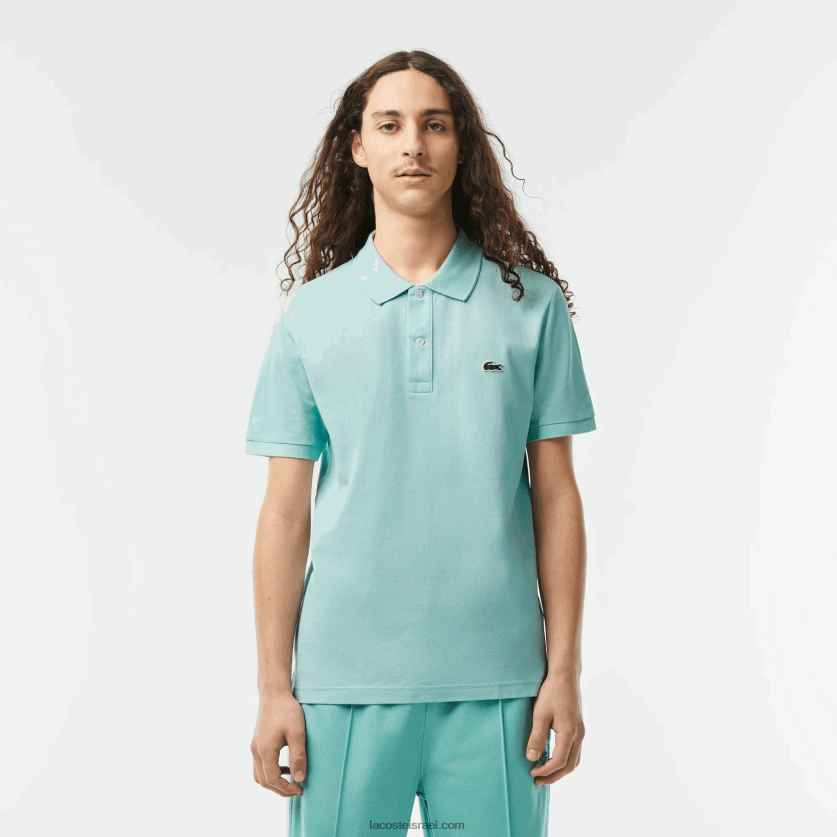 Lacoste פולו מקורי l.12.12 slim fit DZ4D0D192 מנטה lgf גברים - Image 1
