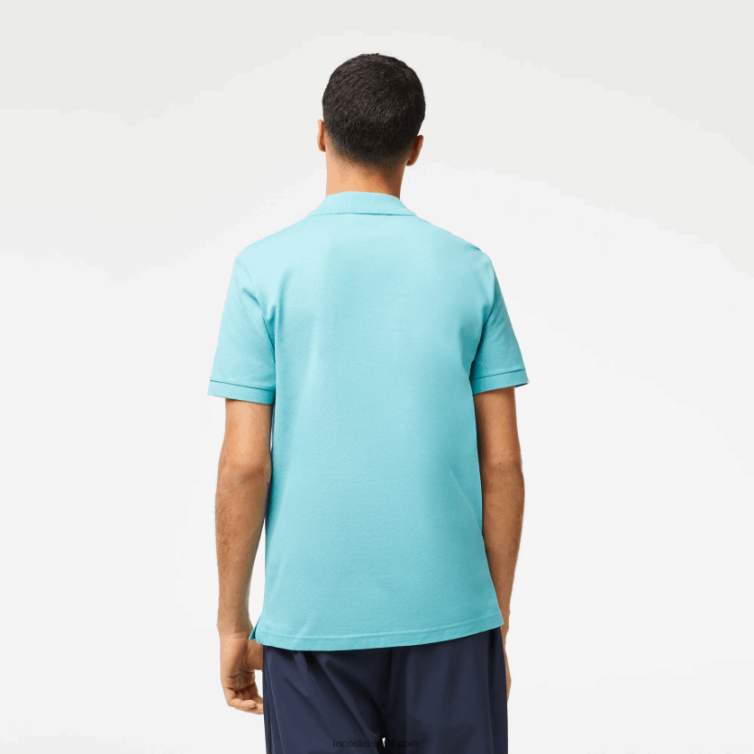 Lacoste פולו מקורי l.12.12 slim fit DZ4D0D201 turquoise bvg גברים - Image 2
