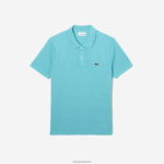 Lacoste פולו מקורי l.12.12 slim fit DZ4D0D201 turquoise bvg גברים - Image 3