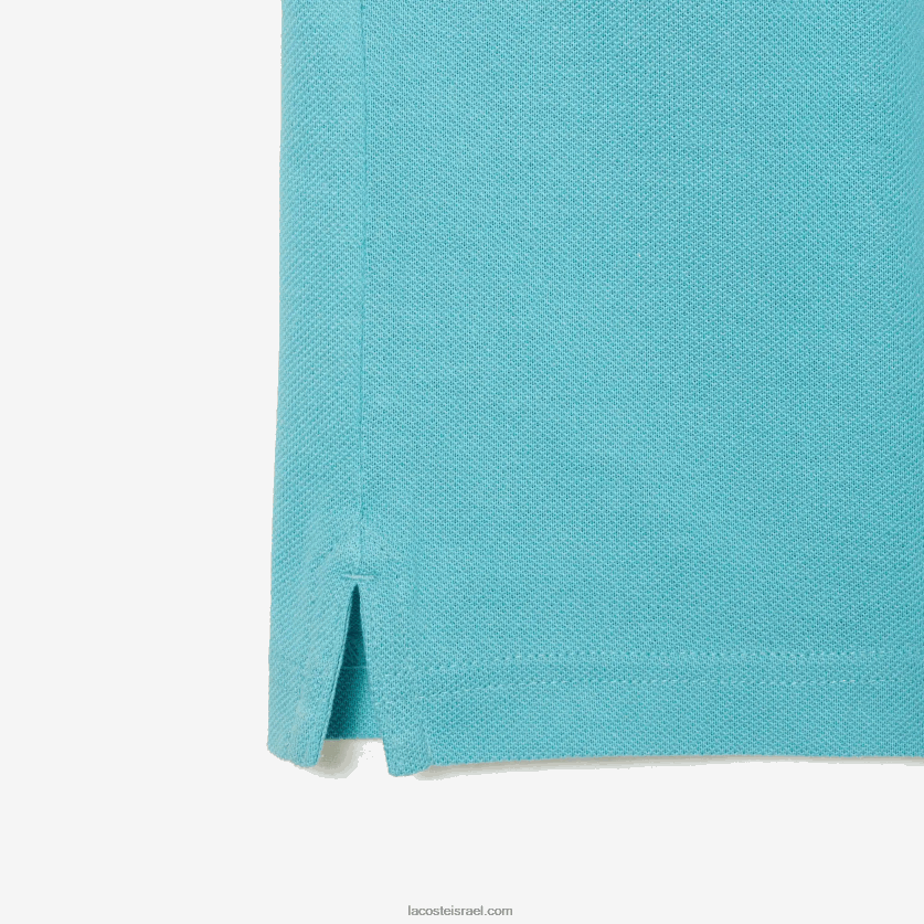 Lacoste פולו מקורי l.12.12 slim fit DZ4D0D201 turquoise bvg גברים - Image 4