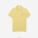 Lacoste פולו מקורי l.12.12 slim fit DZ4D0D220 צהוב 107 גברים - Image 3