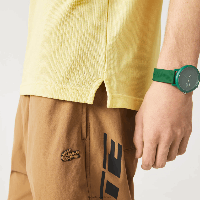 Lacoste פולו מקורי l.12.12 slim fit DZ4D0D220 צהוב 107 גברים - Image 5