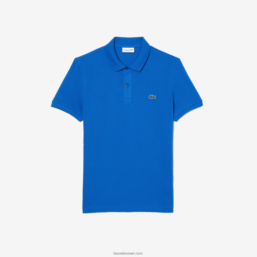 Lacoste פולו מקורי l.12.12 slim fit DZ4D0D242 כחול kxb גברים - Image 3