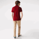 Lacoste פולו מקורי l.12.12 slim fit DZ4D0D655 בורדו 476 גברים - Image 2