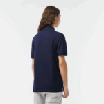 Lacoste פולו מקורי l.12.12 slim fit DZ4D0D685 כחול כהה 166 גברים - Image 3