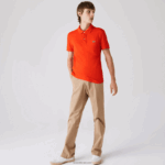 Lacoste פולו מקורי l.12.12 slim fit DZ4D0D702 אדום 3b2 גברים - Image 3