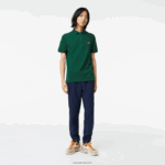 Lacoste פולו מקורי l.12.12 slim fit DZ4D0D730 ירוק 132 גברים - Image 2