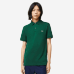 Lacoste פולו מקורי l.12.12 slim fit DZ4D0D730 ירוק 132 גברים