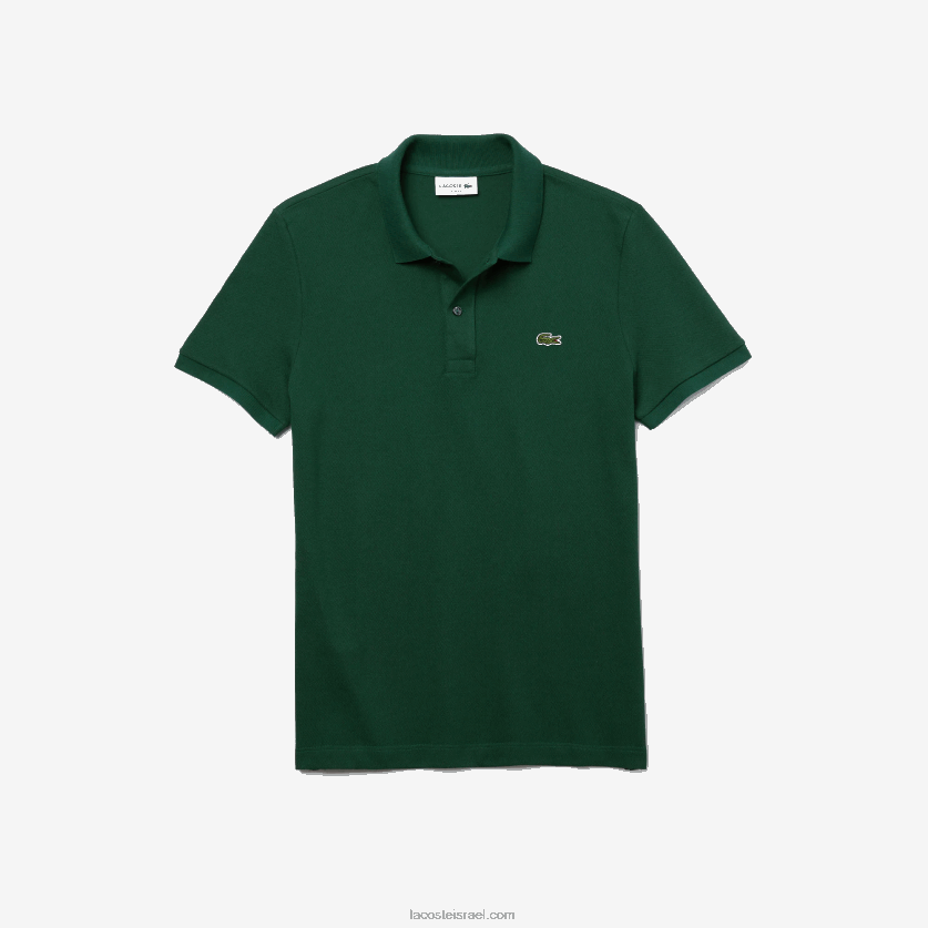 Lacoste פולו מקורי l.12.12 slim fit DZ4D0D730 ירוק 132 גברים - Image 6