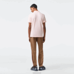 Lacoste פולו מקורי l.12.12 slim fit DZ4D0D740 ורוד בהיר t03 גברים - Image 3